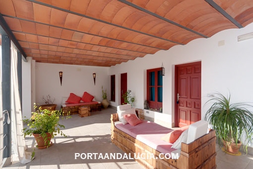Terraza para relajarse