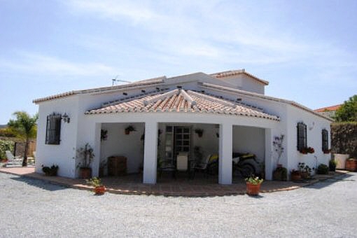 Vista de la casa