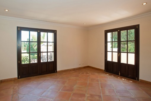 Balcones con vistas al jardín