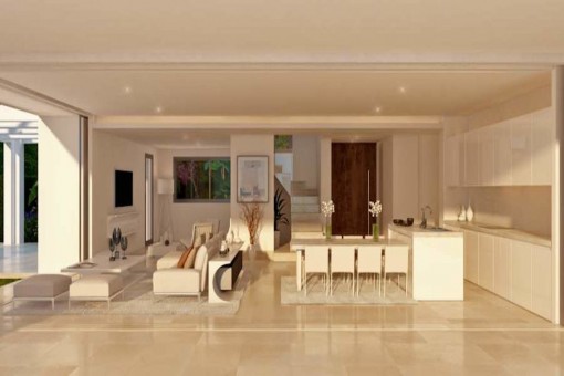 Vista alternativa del salón-comedor